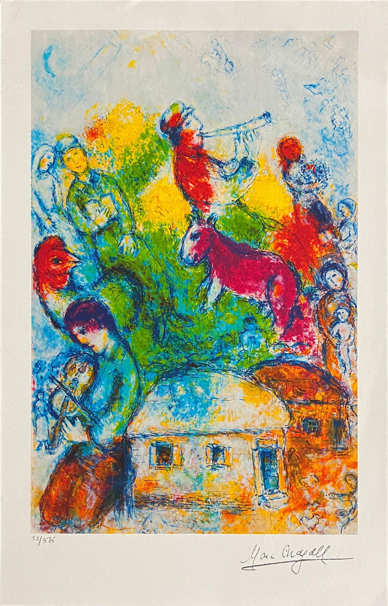 Marc Chagall Limited Edition Giclee THE SHOFAR (1 of 1)