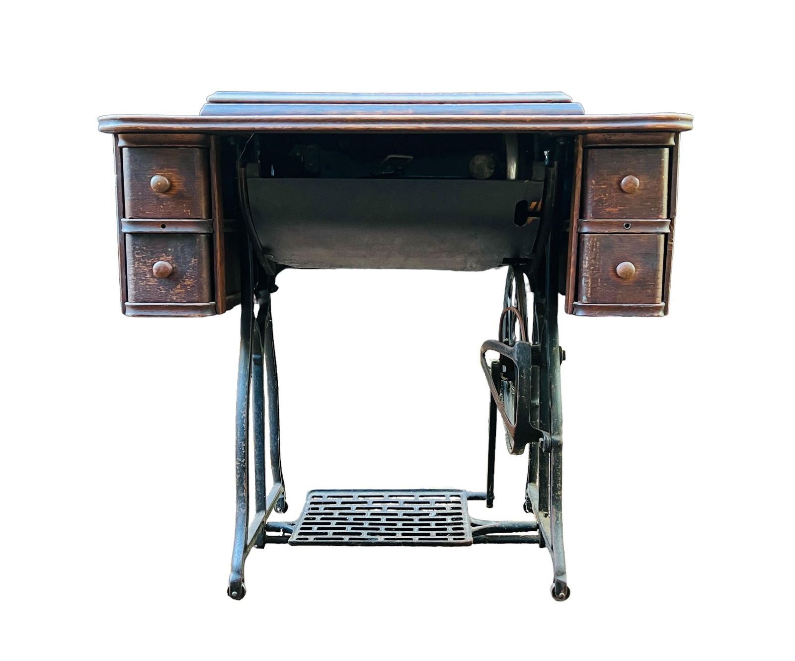 Antique Wheeler Wilson Sewing Machine D-9 With Original Table (1 of 9)