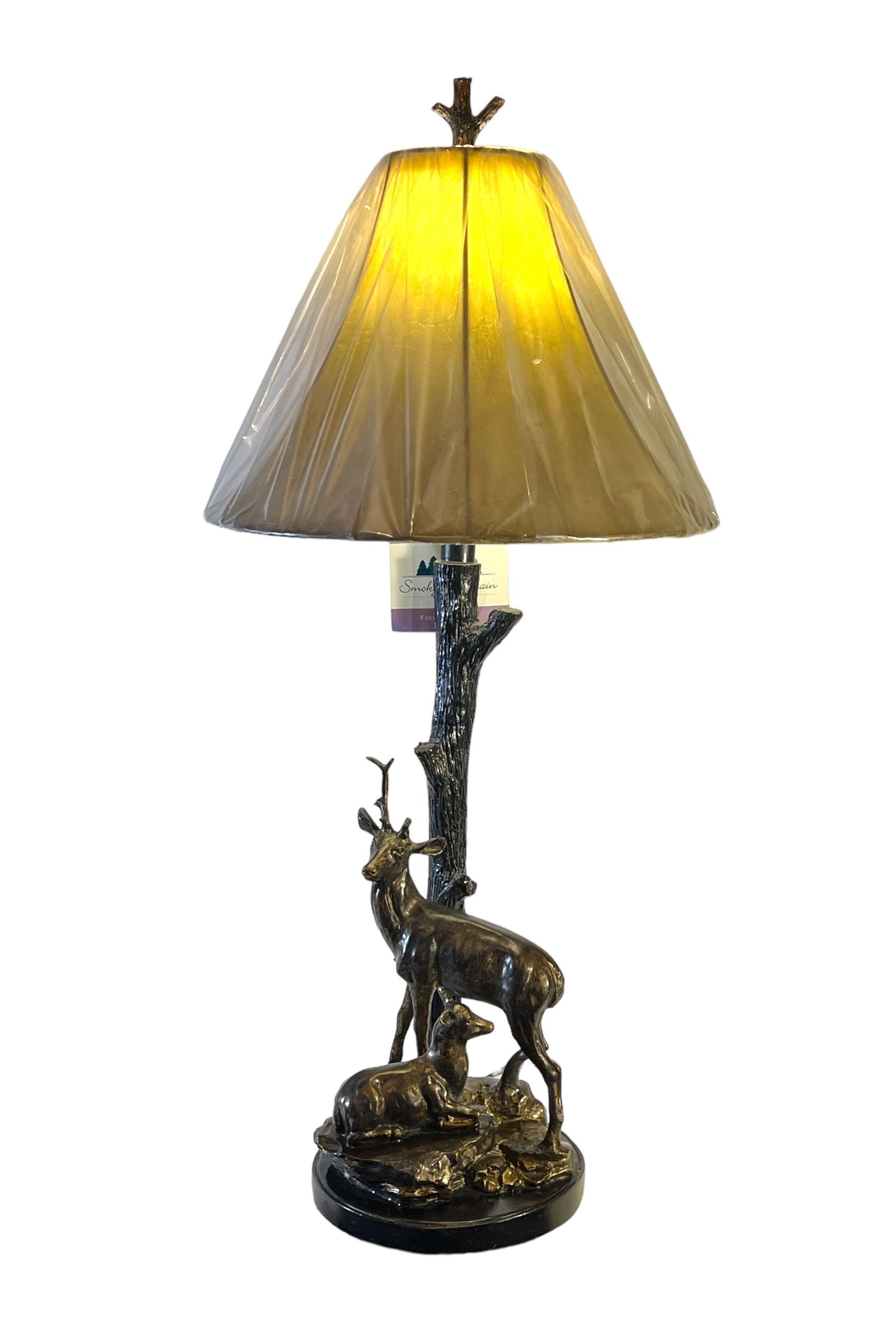 Buck & Doe Sculpture Table Lamp (1 of 3)