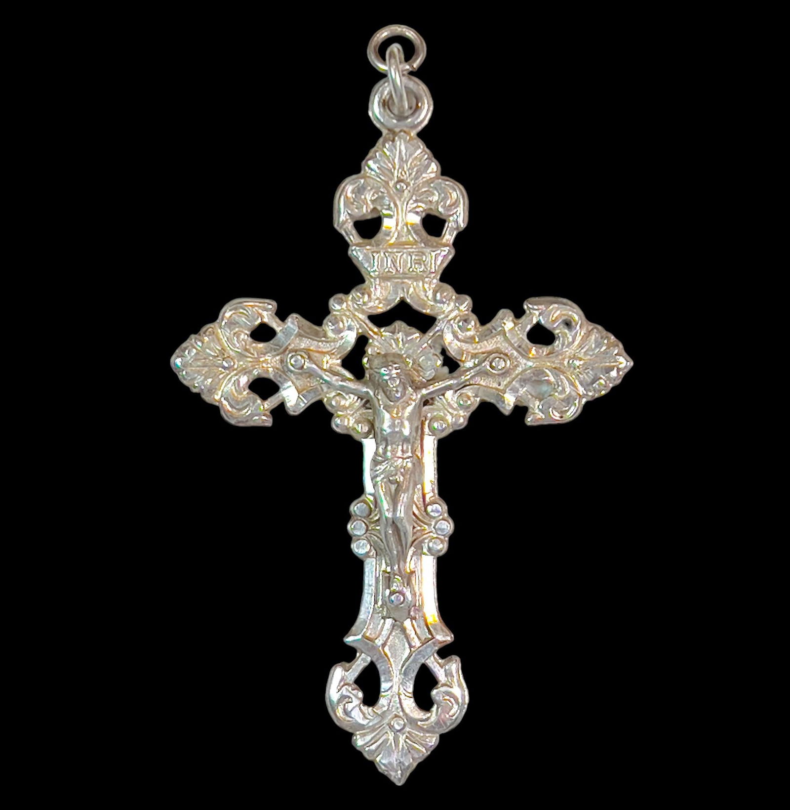 Vintage Ann & Catherine Prevost Sterling Silver Crucifix Cross Pendant (1 of 4)