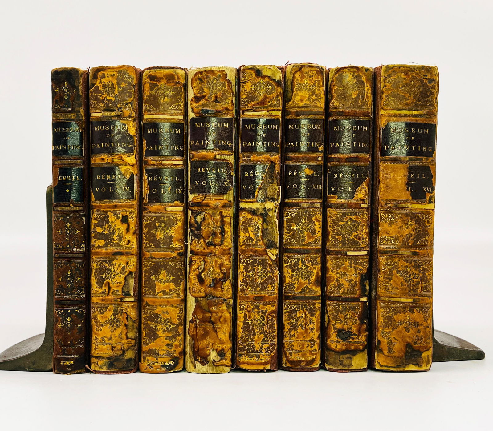 Antique 1st Ed. Book Set MUSEUM OF PAINTING AND SCULPTURE by Réveil (1 of 12)