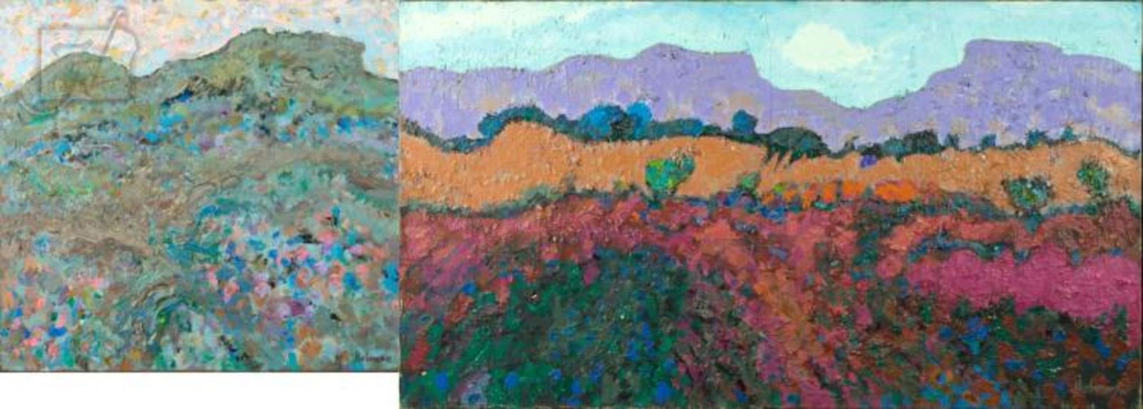 Charles Holman (20th C.) Landscape Painting Pair (1 of 5)