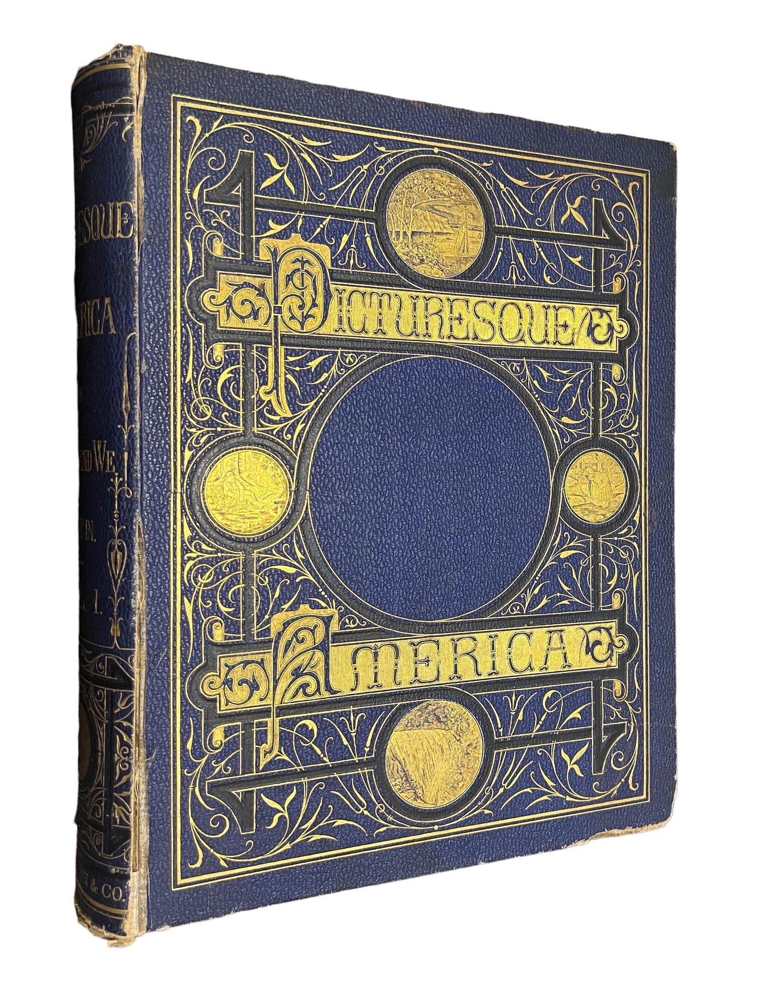 Antique Book PICTURESQUE AMERICA William Cullen Bryant 1872 (1 of 1)