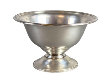 Antique American W.M. Rogers Sterling Silver Compote Pedestal Bowl
