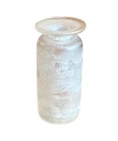 Ancient Roman / Israel Glass Vessel / Bottle / Beaker