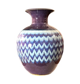David Fernandez Stoneware Pottery Vase (Seagrove Stoneware Pottery)