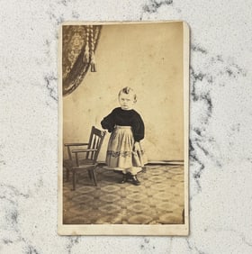 Pair of Civil War Era CDV's w/ Attached Stamps