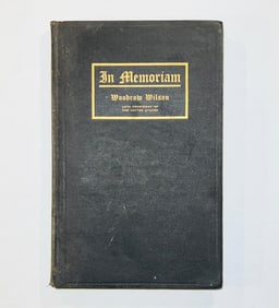 IN MEMORIAM, WOODROW WILSON LATE PRESIDENT OF THE UNITED STATES, 1925