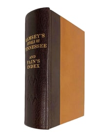 Antique Book ANNALS OF TENNESSEE by J.G.M. Ramsey (w/ Fain's Index)