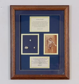 Civil War Collectible Artifacts Display