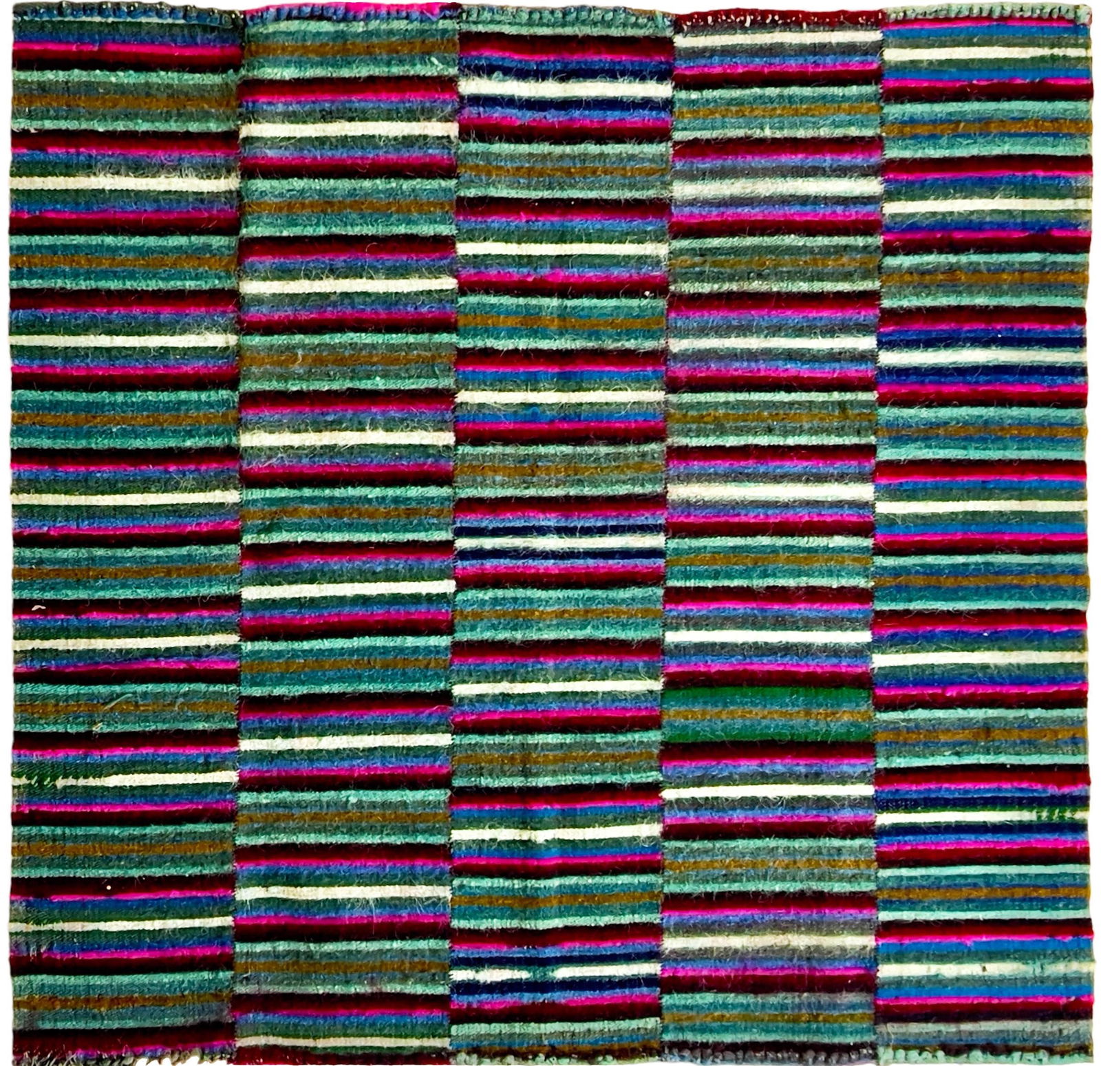 Antique Tibetan Hand Woven 5 Panel Pangden Apron (1 of 1)