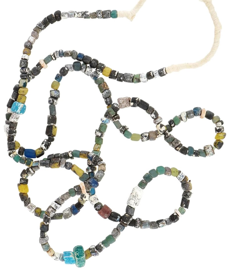 Ancient Roman Glass Beaded Necklace (1 of 1)