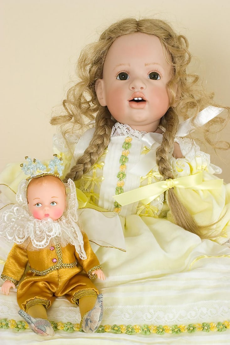 Limited Edition Vintage Porcelain Madame Alexander Hildegard Gunzel Harmony Doll w/ Chereb (1 of 6)