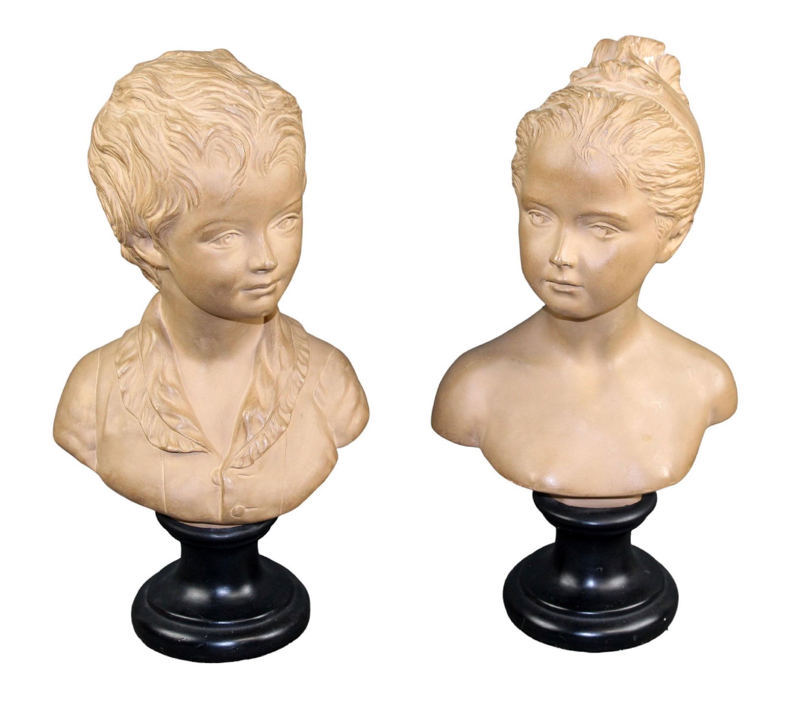 Pair Of Antique Italian Porcelain Sculptures, Jean-Antoine Houdon (1 of 1)