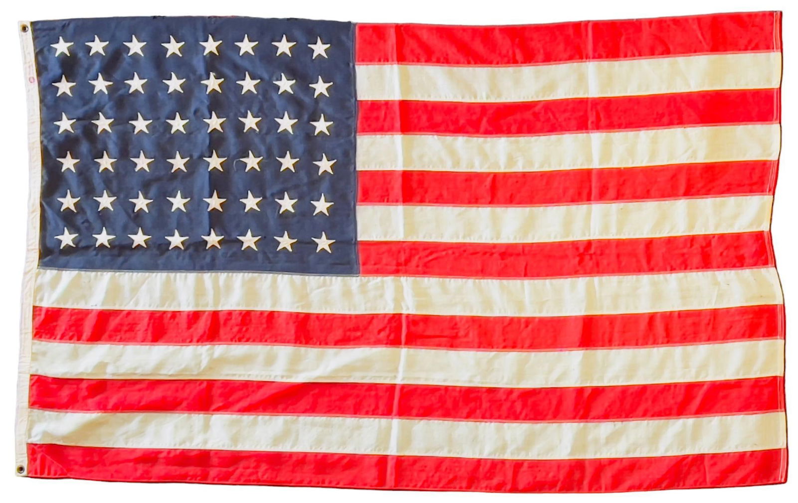 WWI &. WWII 48 Star United States Flag, American Flag (1912-1959) (1 of 1)