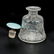 Large Pair of Guilloche Enamel and Silver/Crystal - 4