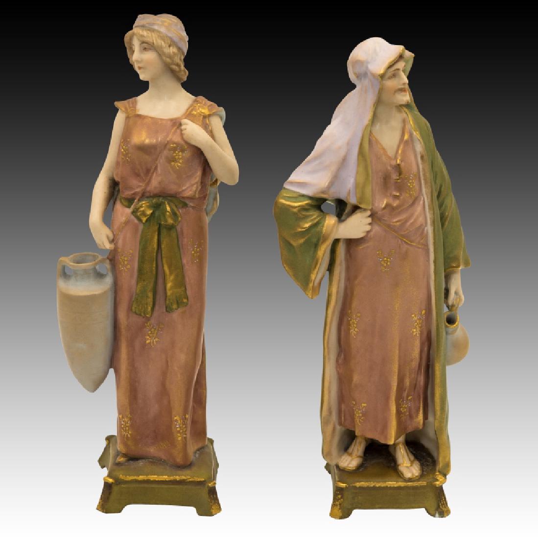 2 Pastel Figurines Man and Woman (1 of 12)