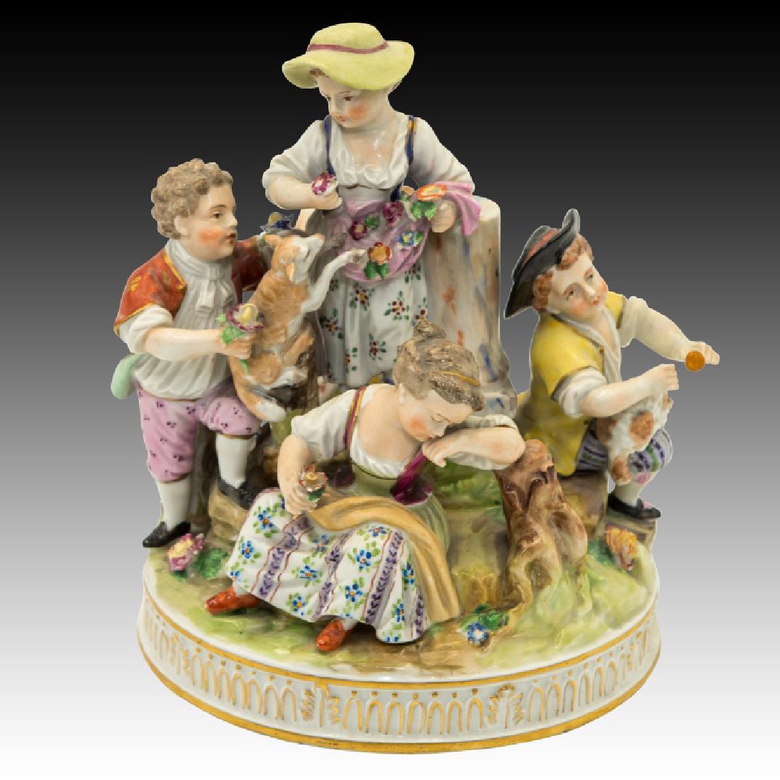 Dresden Figurine Group of  5 Children (1 of 5)