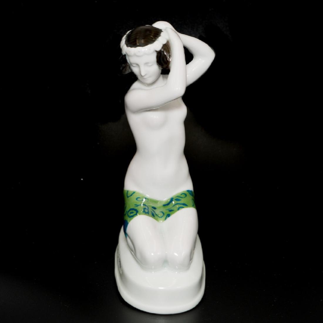 Rosenthal Art Deco Kneeling Girl Fixing Hair (1 of 5)