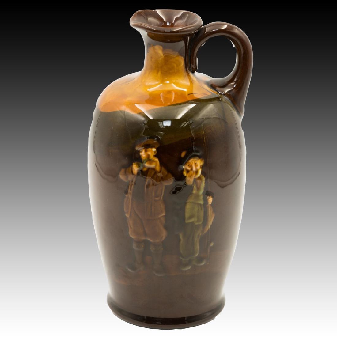 Doulton Kingsware Flask of Fishermen BL Scotch (1 of 3)