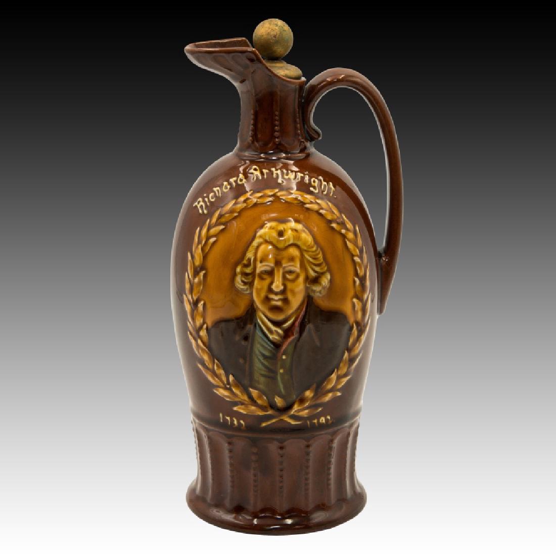 Doulton Kingsware Dewar's Richard Arkwright Flask (1 of 7)