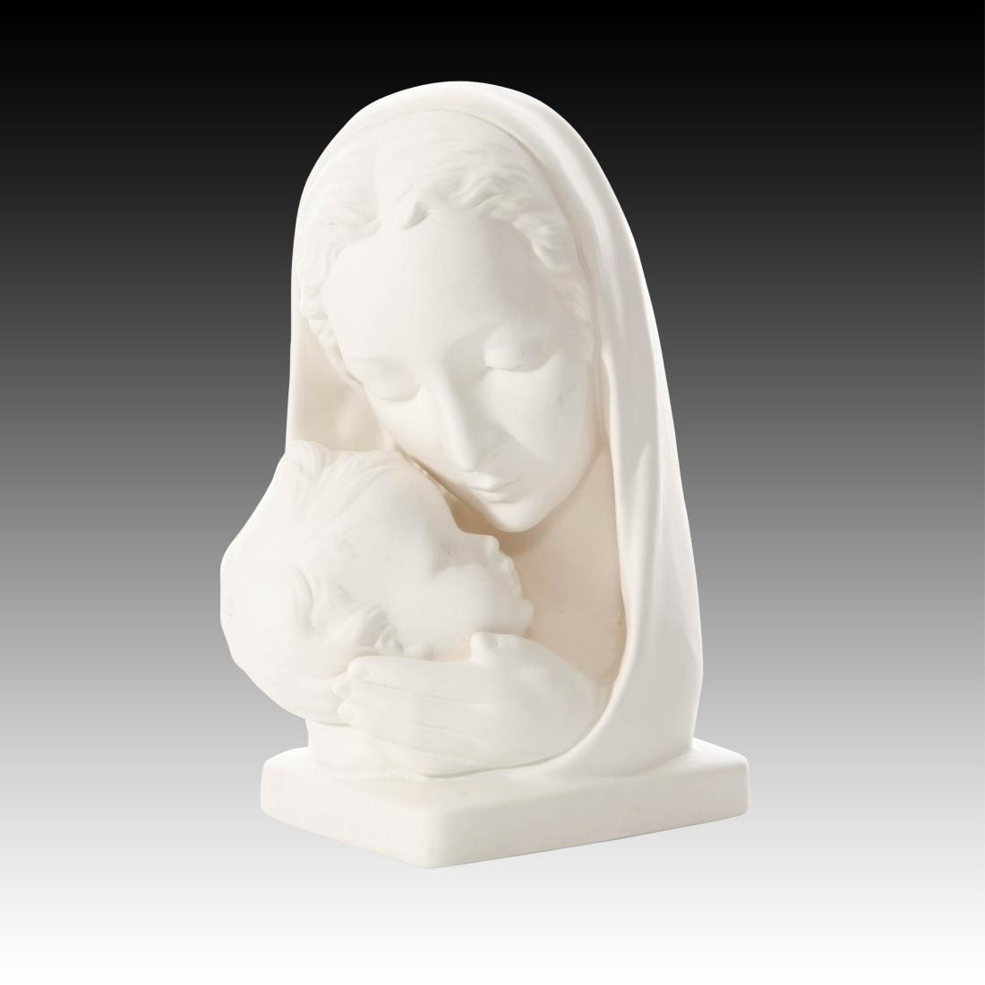 Goebel Bisque Finish Mary and Jesus Bust: Goebel Bisque Finish Mary and Jesus Bust Goebel Bisque Finish Mary and Jesus Bust Origin: Germany Size: 6.5" H Issued: 20th Century