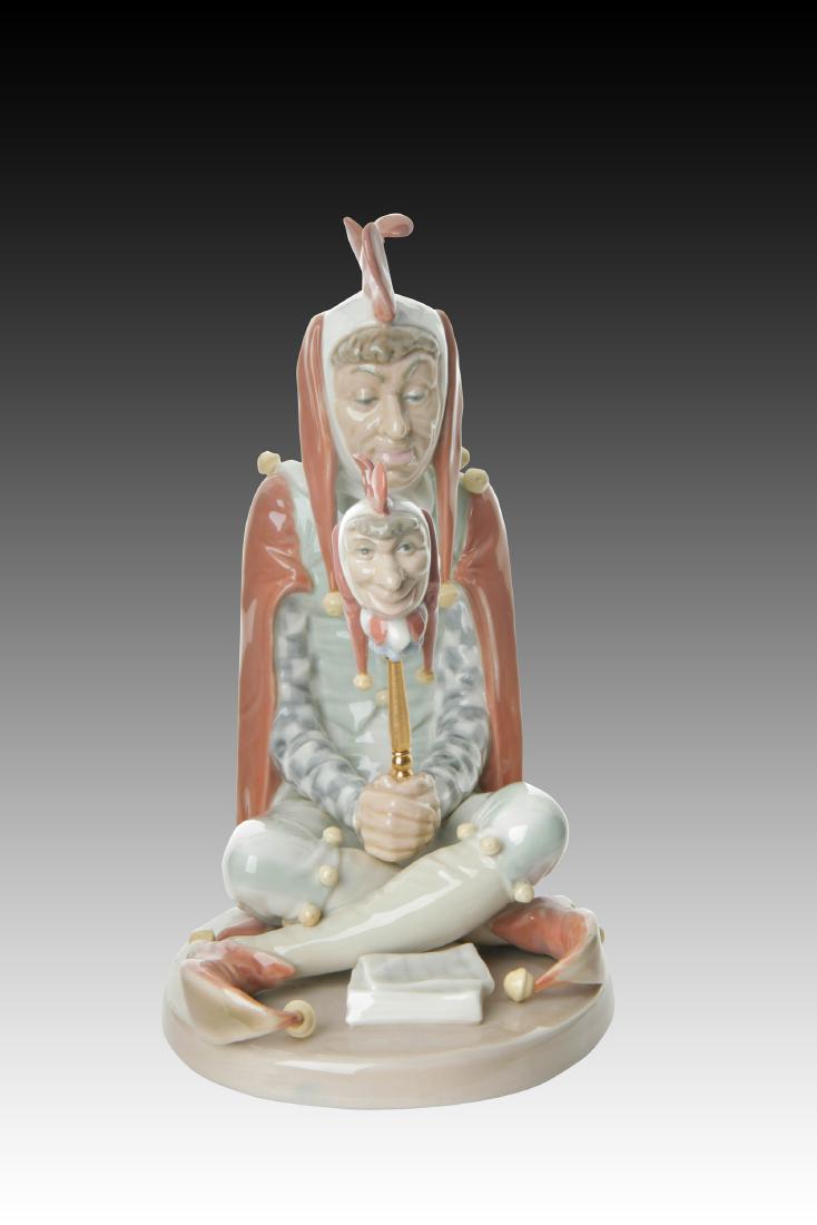 Lladro Court Jester Figurine 1405 Retired 1984 (1 of 4)