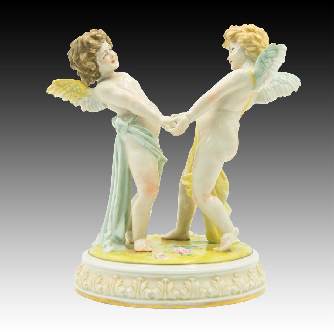 Scheibe Alsbach Kister German Cherubs Figurine (1 of 6)