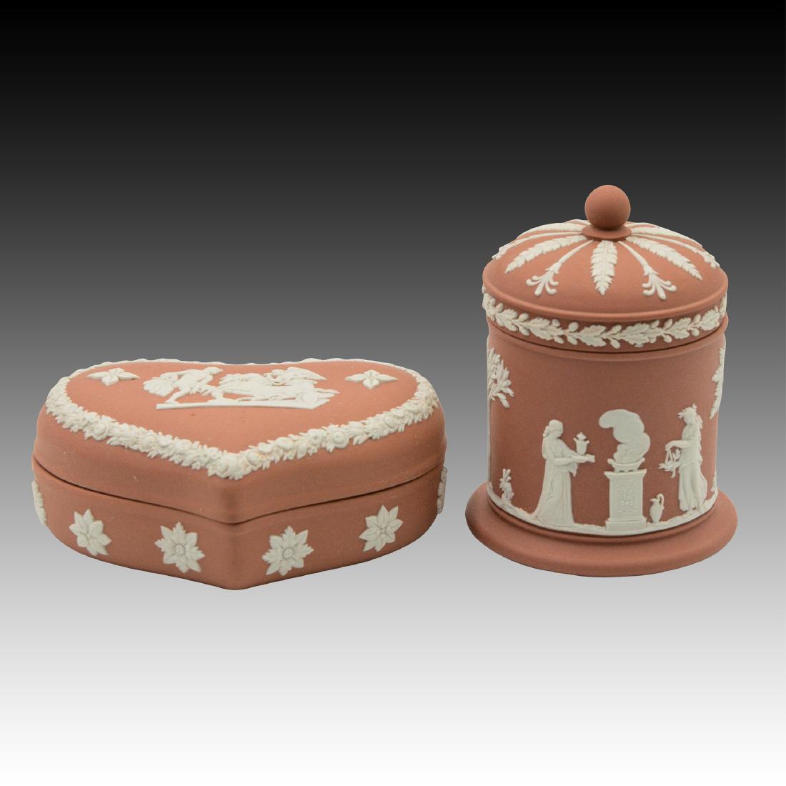 2 Wedgwood Jasperware boxes / containers (1 of 8)