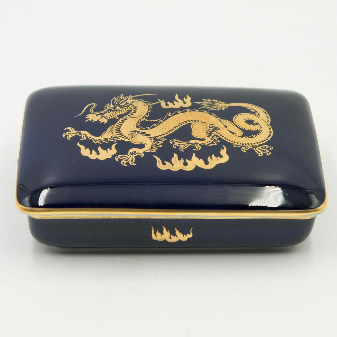 Rosenthal Porcelain Trinket Box Dragon Pattern (1 of 4)