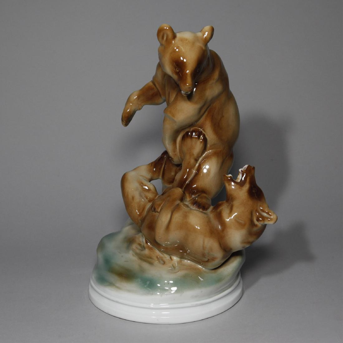 Zsolnay Hungary Porcelain Group Figurine Statue (1 of 4)