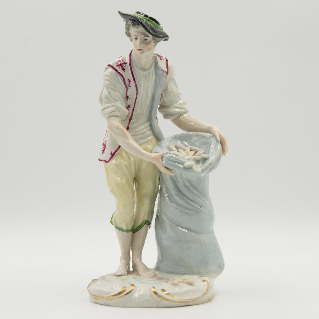 Ludwigsburg c.1770s German Porcelain Figurine (1 of 5)