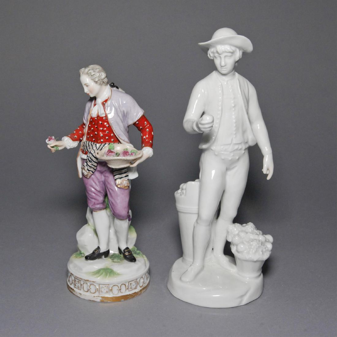 Pair of Royal Vienna Austria Porcelain Figurines (1 of 3)