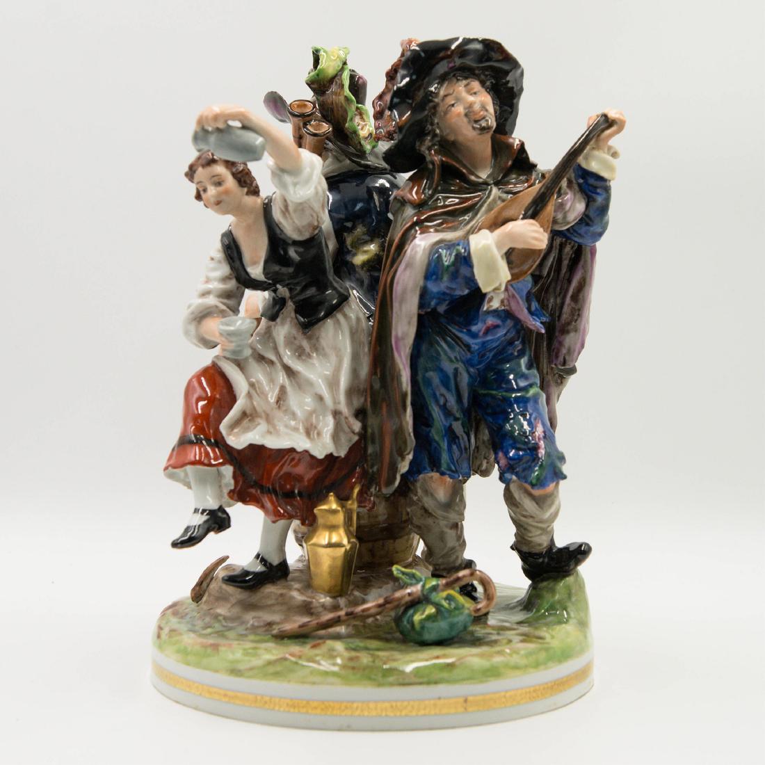 Antique German Porcelain Group Sculptural Figurine (1 of 9)