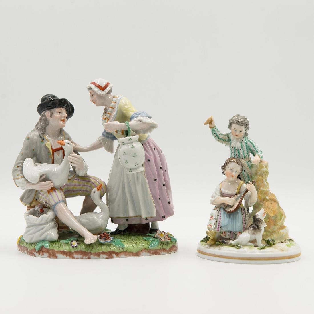 Group of 2 Hochst German Porcelain Figurines (1 of 5)