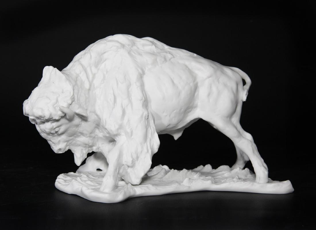 Kaiser Bisque Bison Sculpture Figurine (1 of 4)