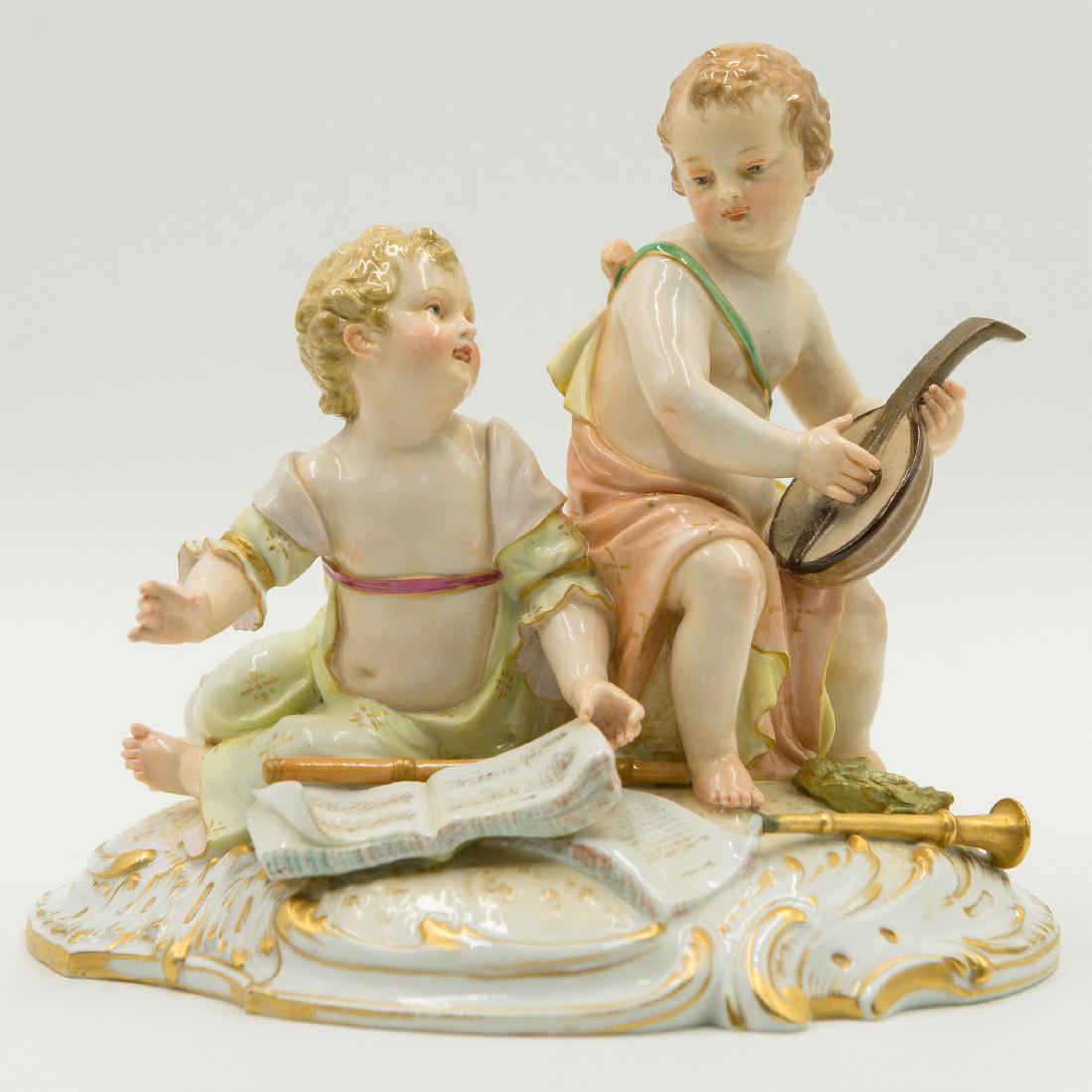 KPM Berlin Germany Porcelain Group Cherubs (1 of 5)