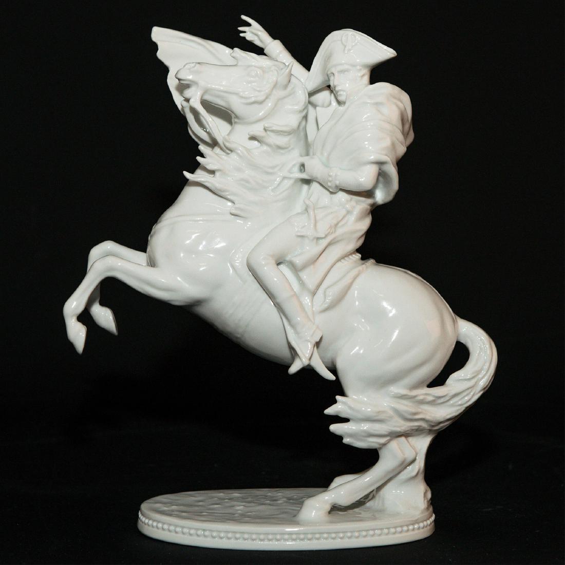 Kaiser Blanc de Chine Porcalain Napoleon Figurine: Kaiser Blanc de Chine Porcalain Napoleon Figurine designed by Gerhard Bochmann. Signed on the base and marked on the bottom. 9"H x 7"L x 3"W. Circa 1950s. Excellent condition =; Country of Origin: Ger
