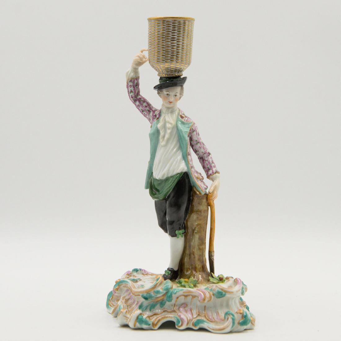 Meissen Porcelain Candlestick Figurine (1 of 4)