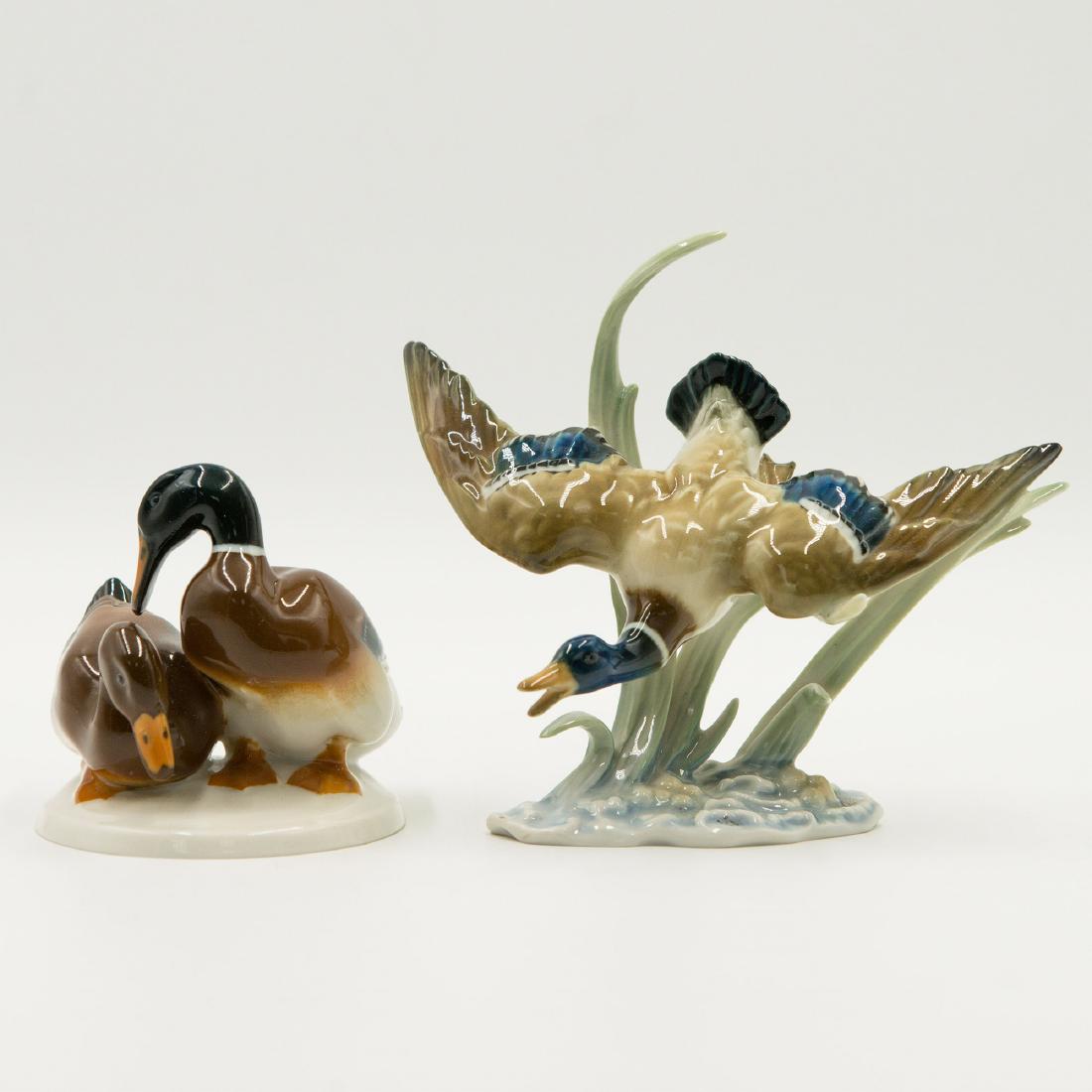 Pair of Hutschenreuther Duck Figurines (1 of 7)
