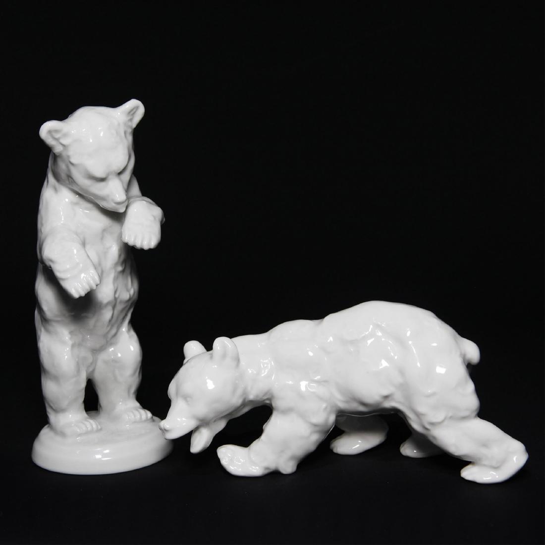 Pair of Schaubach Kunst Germany Bear Figurines (1 of 3)