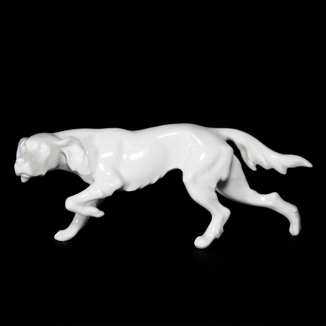 Augarten Wien Austria Porcelain Dog Figurine (1 of 4)