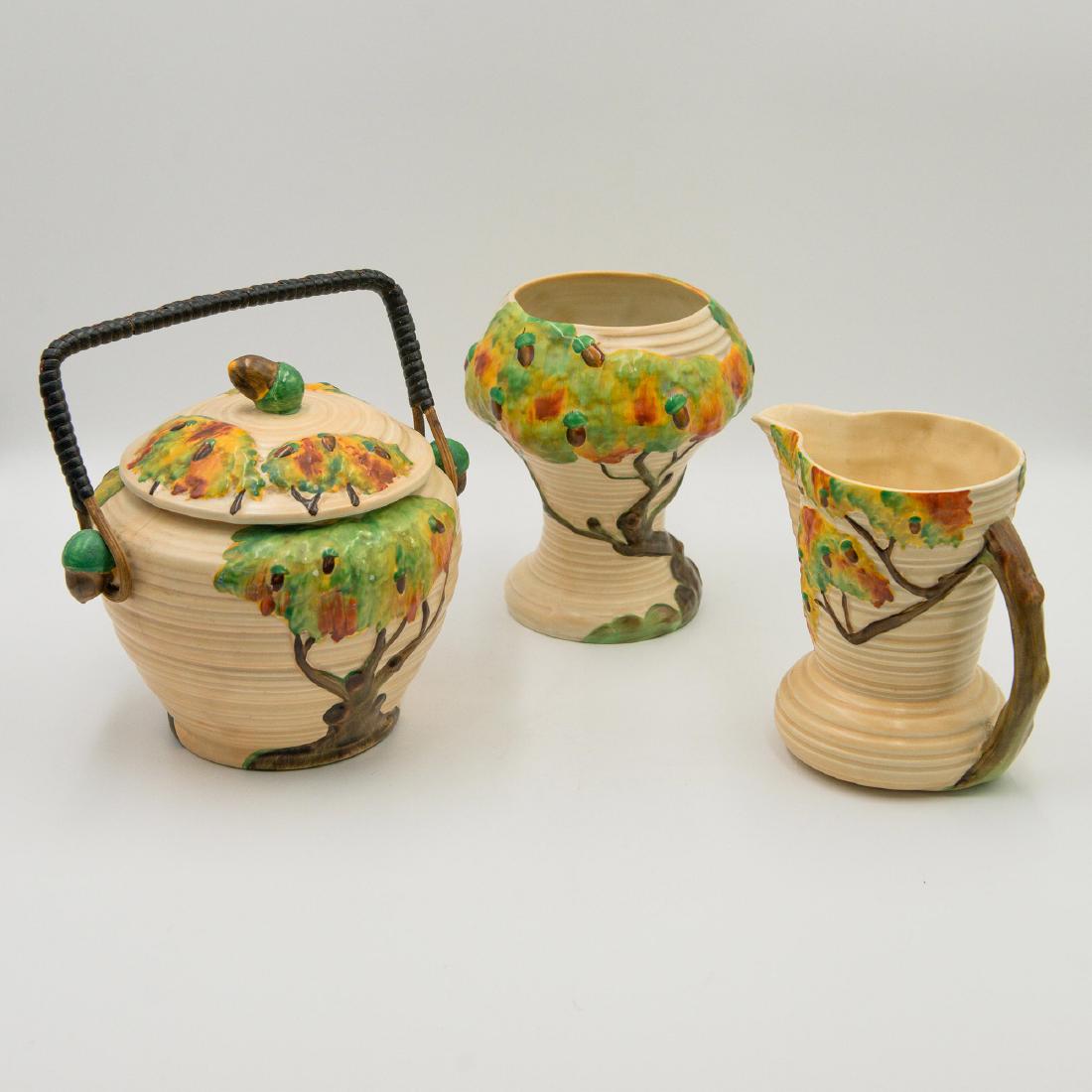 Set of 3 Carlton Ware England Vase Jug Barrel (1 of 4)