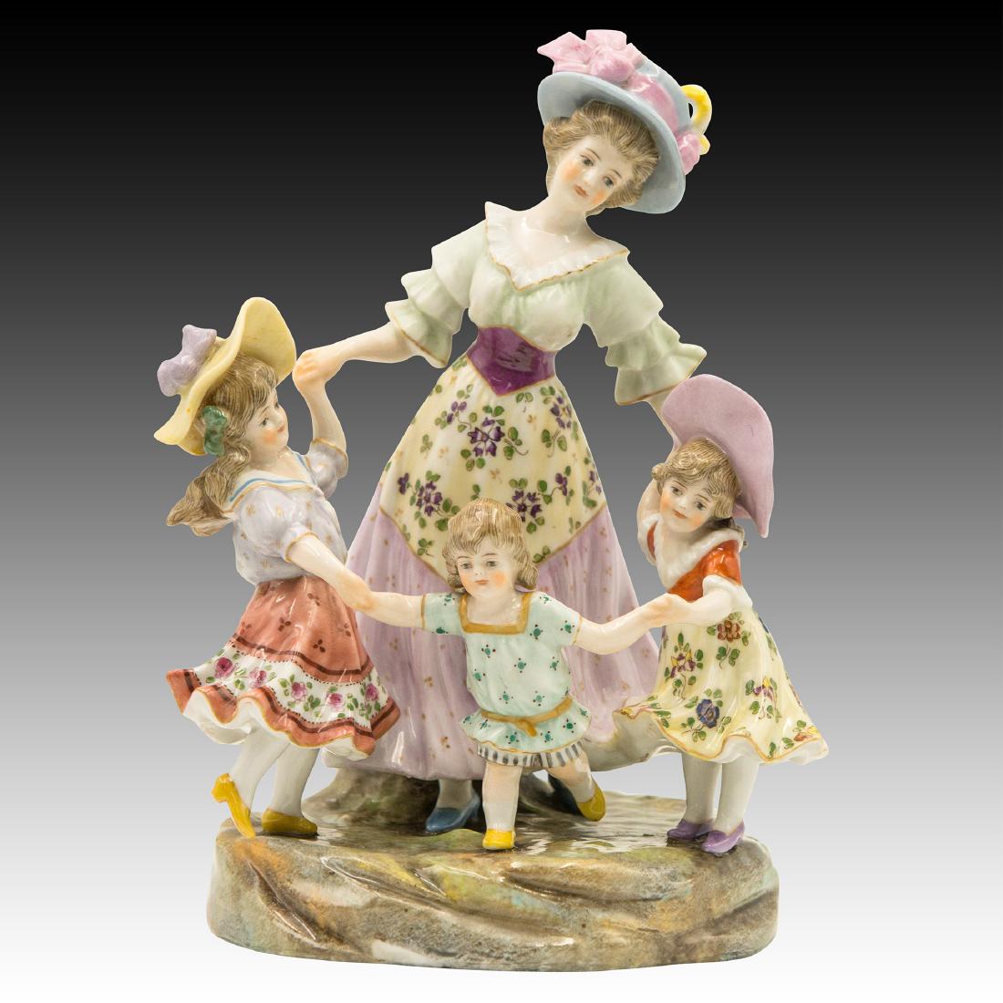 Royal Vienna Porcelain Group Figurine (1 of 6)