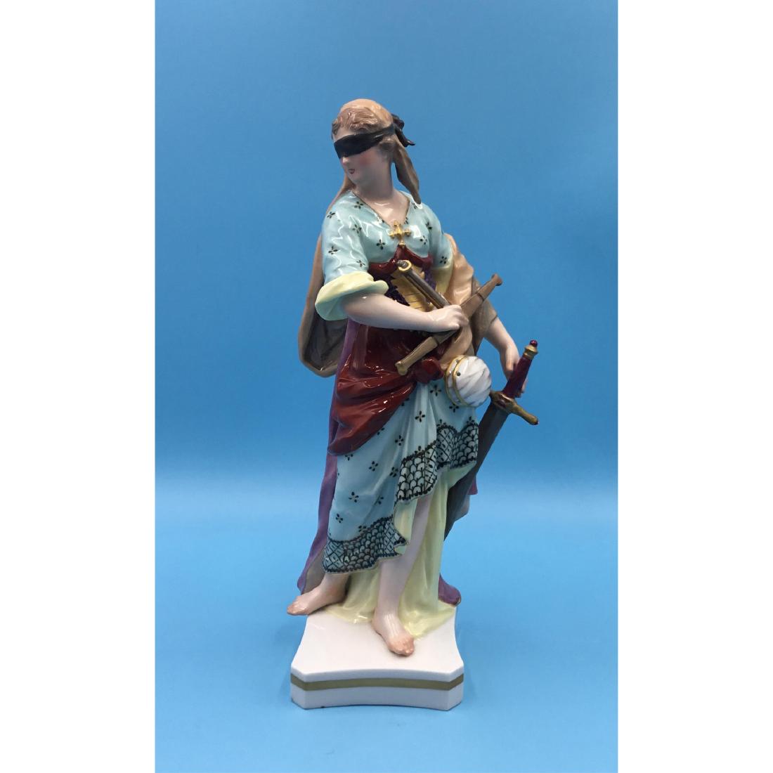 KPM Berlin Femida 19thC. Porcelain Figurine (1 of 6)