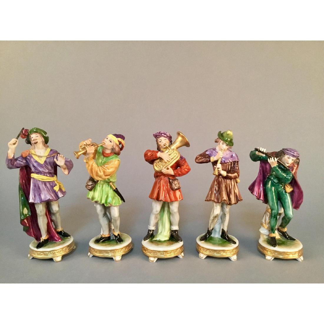 Group of 5 German Orchestra Musicians Figurines (1 of 10)