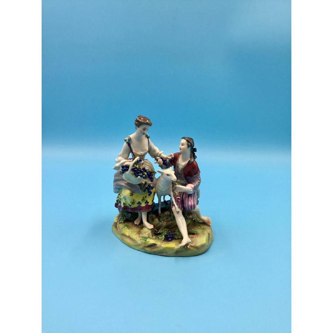 Ludwigsburg 18thC German Porcelain Group Figurine (1 of 5)