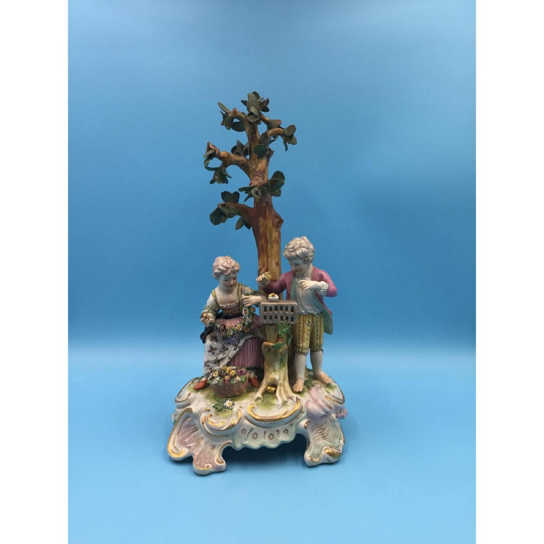 Large Ludwigsburg German Porcelain Group Figurine (1 of 6)