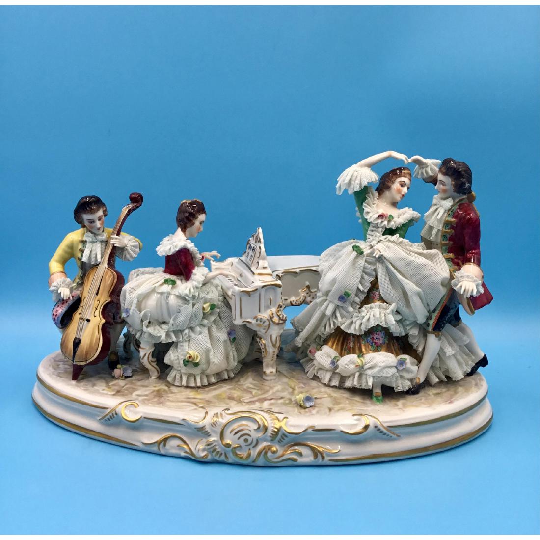 Large Dresden German Porcelain Group (1 of 11)