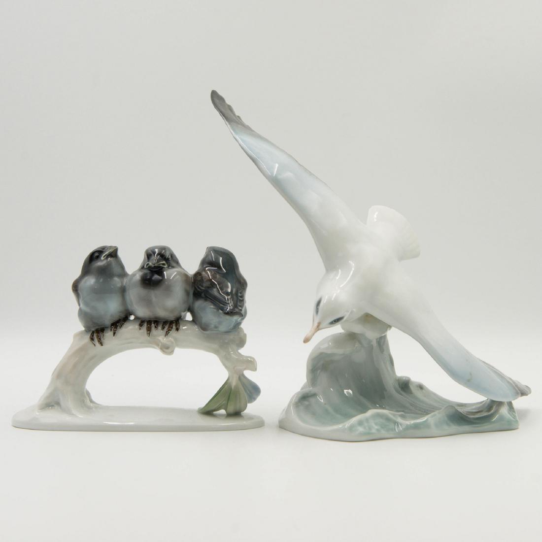 Rosenthal Porcelain Group of 2 Birds Figurines (1 of 5)